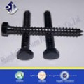 M10 wood screws plated black zinc